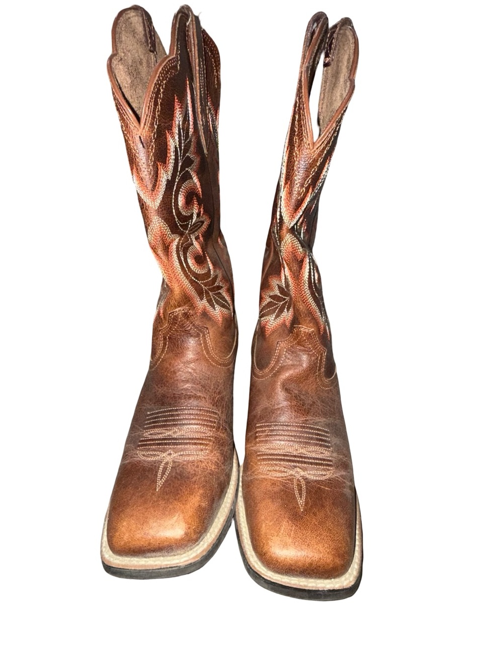 Ariat Women's Breakout Western Leather Boots - Rustic Brown - Picture 12 of 12